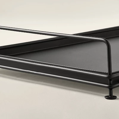 Decorative Metal Entryway Boot Tray Black - Hearth & Hand™ With Magnolia - Image 3