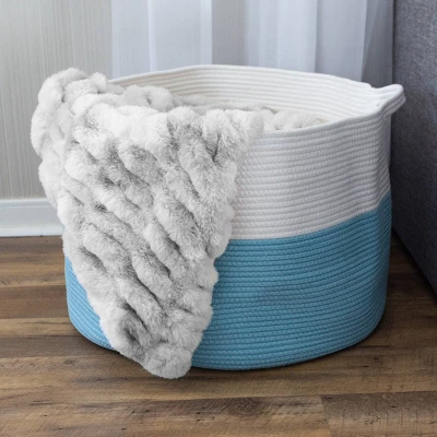 Home-Complete XL Woven Rope Basket - Image 6