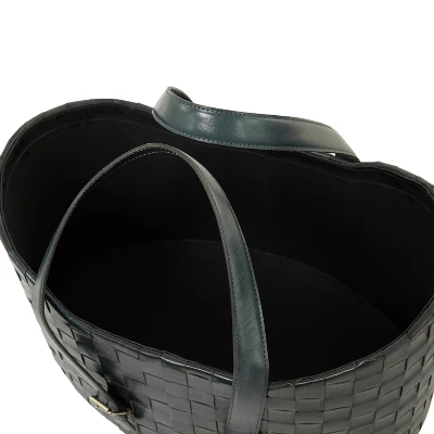 Set Of 2 Storage Baskets Black - Olivia & May - Image 4