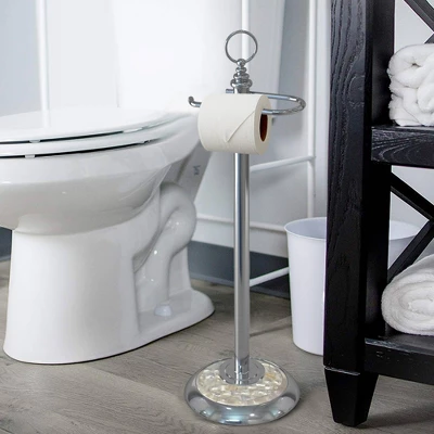 Freestanding Toilet Tissue Holder Chrome/MOP - Nu Steel - Image 2