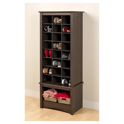 Tall Shoe Cubbie Cabinet - Prepac