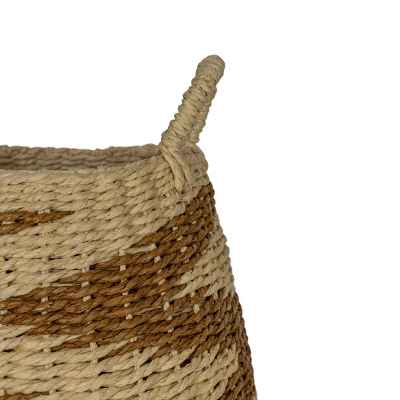 Brown Basket Woven Rope By Foreside Home & Garden - Image 4
