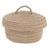 Colonial Mills Peek-A-Boo Basket And Lid - Tan