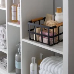 12"x6" Block Print Vanity Tray Gold - Simplify