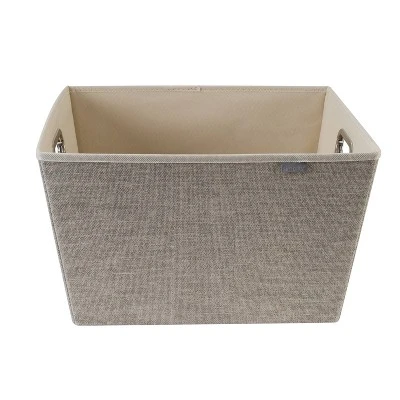 Simplify Large Grommet Storage Bin Brown - Image 2