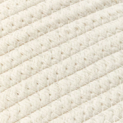 MDesign Casual Woven Cotton Rope Bathroom Basket With Handles, Set Of 3 - Image 5