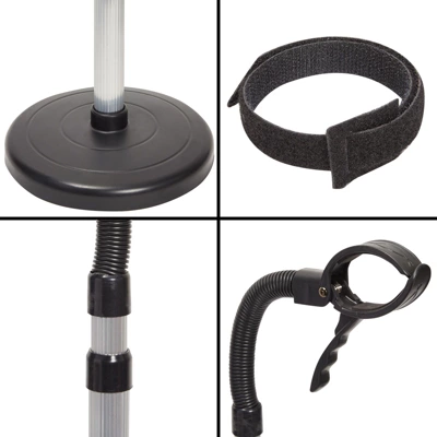 Glamlily Adjustable Hair Dryer Holder Stand, Hands Free 360 Degree Rotation - Image 6