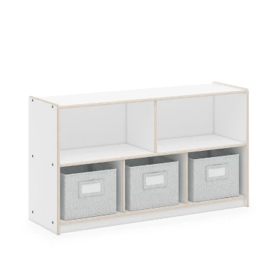Guidecraft EdQ 2-Shelf 5-Compartment Storage - 24" - Image 5
