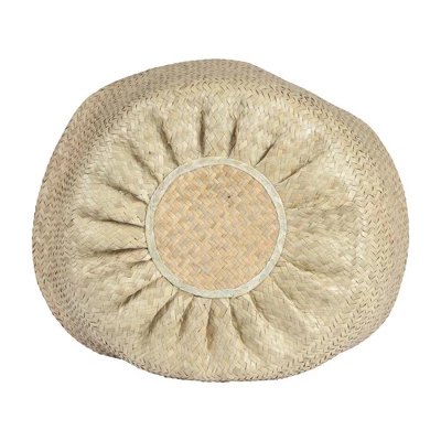 Seagrass Basket With Handles 12" X 19" Natural - Storied Home - Image 7