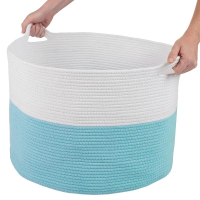 Home-Complete XL Woven Rope Basket - Image 2